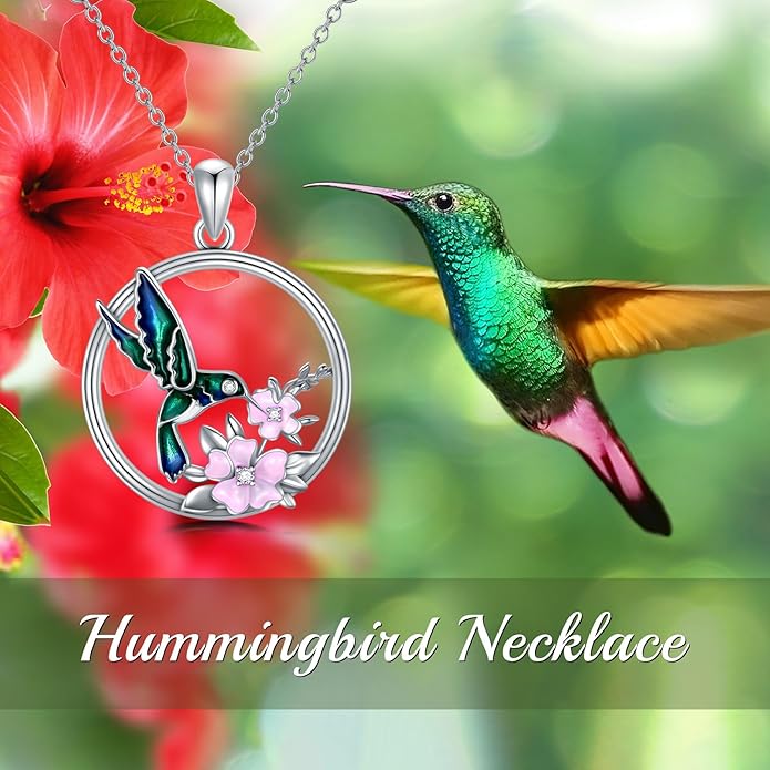 925 Sterling Silver Lab Grown Diamond Animal Necklace Cat/Bear/Bee/Dolphin/Dragonfly/Horse/Hummingbird/Koala/Parrot/Penguin/Pigeon/Sea Turtle/Starfish Lab Grown Diamond Necklace Gift for Women