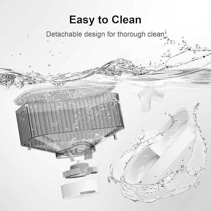 Automatic Cat Feeder - 5L Timed Cat Food Dispenser 2 Cats with 2 Way Splitter, 10s Meal Call Programmable Portion Control Pet Feeder with Desiccant Bag for Cats & Dogs