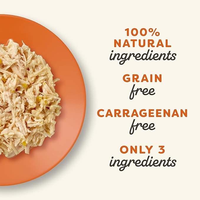 Applaws Natural Wet Cat Food, 12 Count, Limited Ingredient Wet Cat Food Pouches, Chicken Breast with Pumpkin in Broth, 2.47oz Pouches