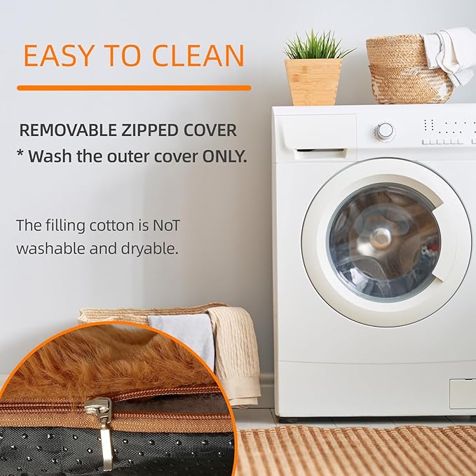 Self Warming Cat Mat Self Heating Cat Bed 24" x 18" Thermal Cat Mat Extra Warm Dog Bed Cat Beds for Indoor and Outdoor Cats Pet Heating Pad for Kittens Small Puppy Pets with Washable Removable Cover