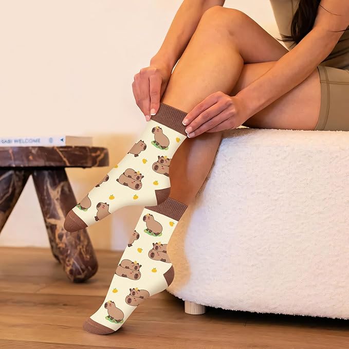 AGRIMONY Funny Cat Dog Socks for Women Teen Girls-Animal Novelty Cute Socks-Mothers Day Cat Dog Mom Gifts Stocking Stuffers