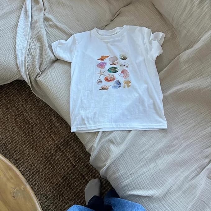 Baby Tees Women Graphic Tops Y2K Grunge Clothes