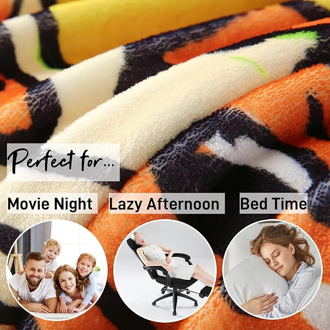 2025 Best Gift Cat Original Designer Throw Blanket, Warm Soft Cute Cat Lover Gifts for Women, Cat Mom Gifts for Cat Lovers, Funny Cat Themed Gifts Blanket for Kids, Birthday Christmas, Green