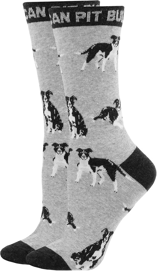 American Pit Bull Terrier Socks for Women Gift for Dog Lovers