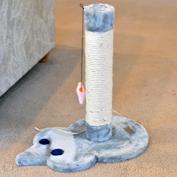 Aeromark X1801 Armarkat Mouse Shape Scratcher, 19"(L) X11(W) X19(H),Grey