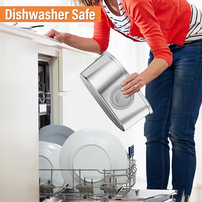 Automatic Cat Water Fountain Stainless Steel, 0.8gal/108oz Pet Water Fountain, 3 Replacement Carbon Filters, Quiet Pump, Suitable for Cats, Dogs and Multi-pet households (Elliptical)