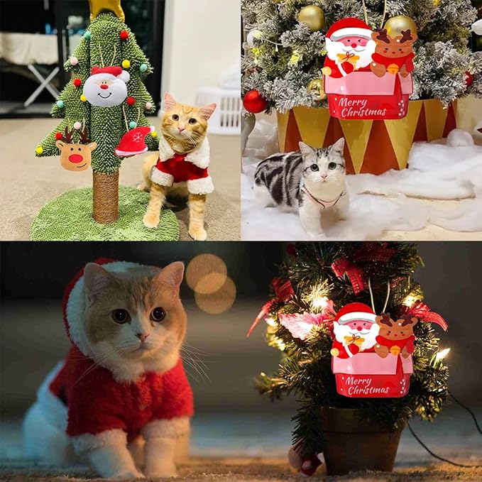 25 Pack Christmas Cat Toy, Kitten Toy Bag Set Assorted with Cat Spring Toy, Cat Ball Toy, Crinkle Cat Toy, Mouse for Cats Interactive Play