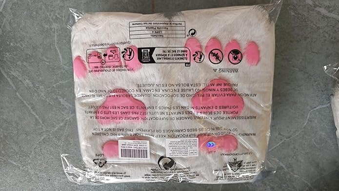 Animal Fuzzy Slippers Bear Cat Wolf Dog Fox Fursuit Feet Paw Claw Shoes Furry Boots Costume Accessories for Adult Kids