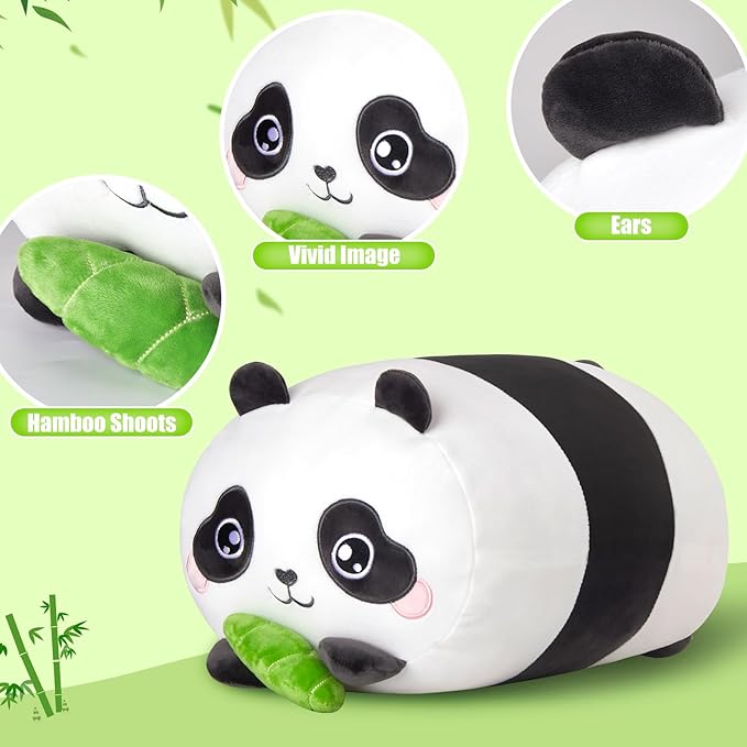 20" Panda Plush Stuffed Animals Jumbo Plushie Squishy Pillow Gaint Big 20 in Squish Gifts for Kids Girls Boys