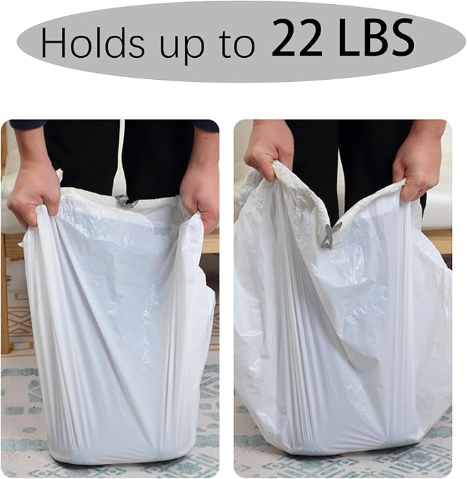 60 Count Cat Litter Box Liners Bags For Litter Robot 4 and 3, 26.5" X 16.7" Drawstring Litter Robot Liners Bags For Self-Cleaning Litter Box,Thick And Heavy Duty Litter Robot Waste Bags