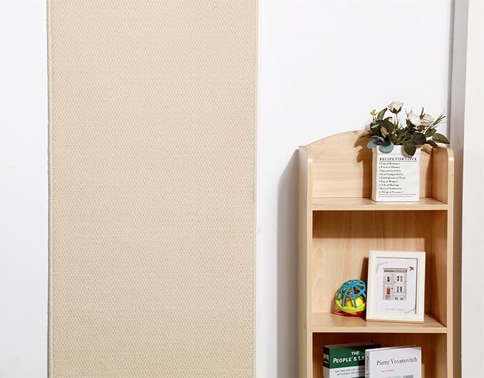 SHENGOCASE 67"x 23.6" Thickened Cat Wall Climbing Carpet, Cat Wall Furniture, Wall Scratcher, Scratching Post, Couch Sofa Protector (Creamy-White)