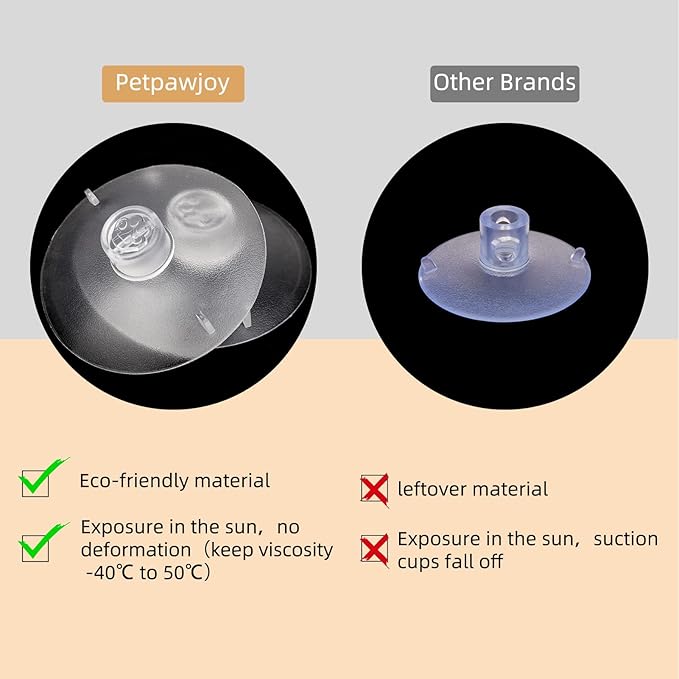 Cat Bed, Cat Window Perch Window Seat Suction Cups Space Saving Cat Hammock Pet Resting Seat Safety Cat Shelves - Providing All Around 360° Sunbath for Cats Weightedup to 50lb