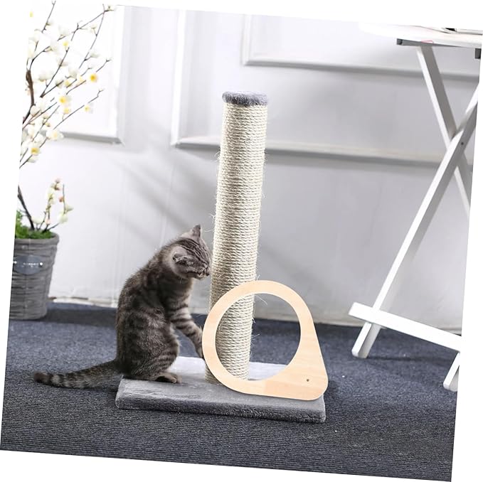 Cat Climbing Pole Accessory Cat Scratcher Post Frame Replaceable Cat Bed Holder Wear-Resistant Cat Perch Frame DIY Cat Shelf for Cats and Kittens