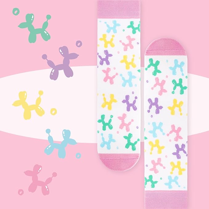 AGRIMONY Funny Cat Dog Socks for Women Teen Girls-Animal Novelty Cute Socks-Mothers Day Cat Dog Mom Gifts Stocking Stuffers