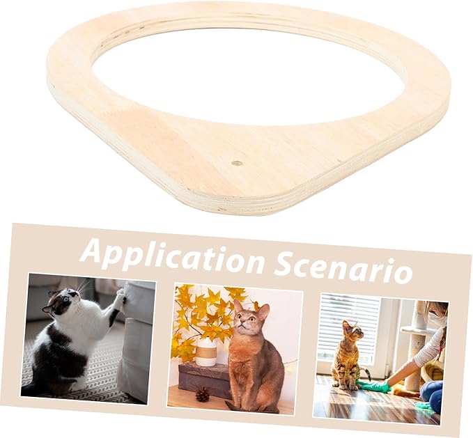 Cat Climbing Pole Accessory Cat Scratcher Post Frame Replaceable Cat Bed Holder Wear-Resistant Cat Perch Frame DIY Cat Shelf for Cats and Kittens