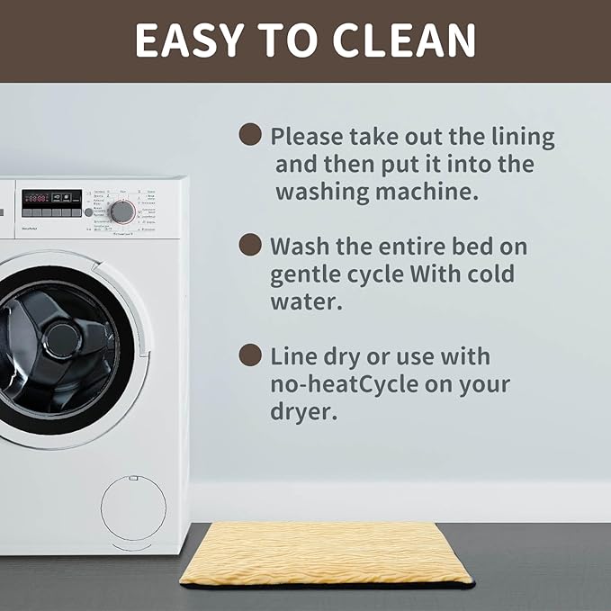 Self-Warming Cat Bed Indoor/Outdoor Super Soft Self Heating Pet Mat Washable Thermal Pad for Cat & Dog