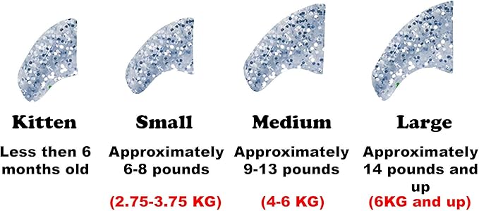 60 Piece Soft Nail Caps with Adhesive for Cat Claws - Diamond Glitter Large