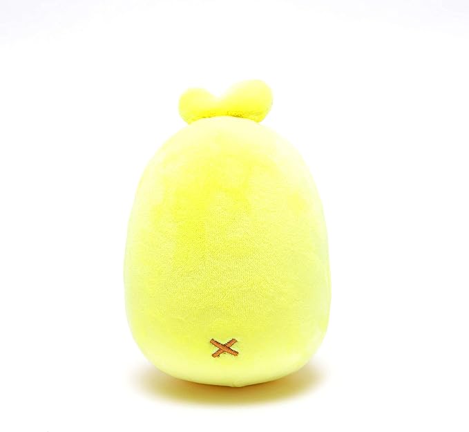 Anirollz Stuffed Animal Plush Toy – 3.5" Small Fabric Squishy Ball Doll | Soft, Warm, Cute, Comfort, Safe | Birthday Pillow with Kawaii Chick with Hamburger Chickiroll