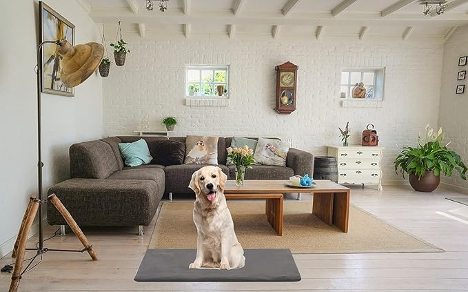 Pet Heating Pad for Dogs Cat Heating Pad with Timer,Temperature Adjustable Electric Heated Cat Dog Bed Waterproof Heated Pet Bed Mat Cat Warming Pad (Large: 32" x 20")