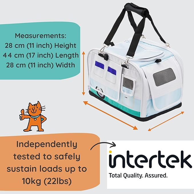 2-in-1 Premium Cat Carrier & Hideaway. Calming Carrier for Anxious Cats. Recommended by Veterinarians. Airline Approved, Soft-Sided, Expandable & Collapsible,17" x 11" x 11", Easy to Clean