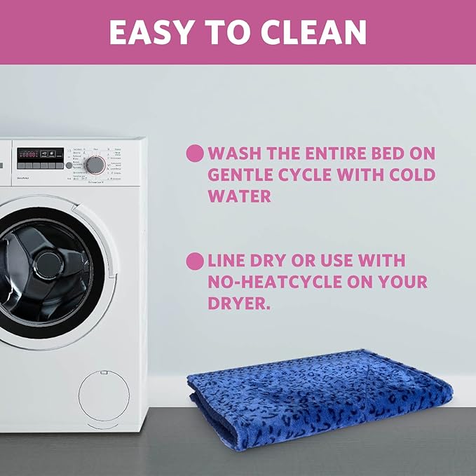 MARUNDA Self Warming Cat Bed,Super Soft Dog Bed Crate Bed Blanket, Self Heating Cat Pad, Thermal Cat and Dog Warming Bed Mat.