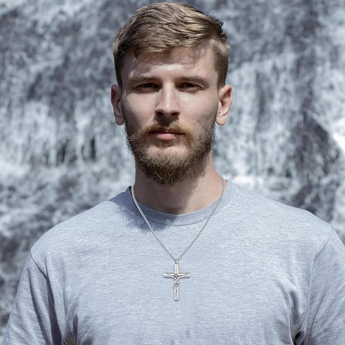 Aniu Cremation Jewelry for Ashes S925 Sterling Silver Urn Necklace Memorial Necklace for Human Ashes of Loved Ones Keepsake Pendant for Men Women