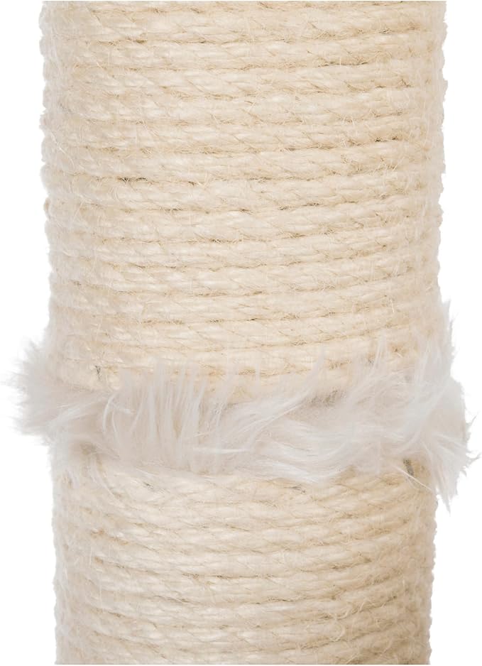 TRIXIE Baza Senior Cat Tree with Hammock and Steps | Scratching Posts | Cat Playground | Cream, Medium, (44544)