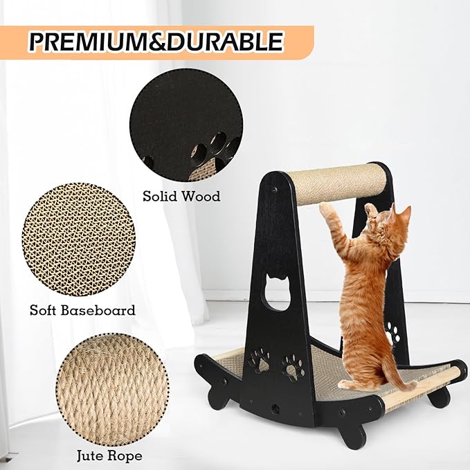Cat Scratching Bed, Cat Scratcher Lounge, Reversible Cat Scratching Board, Cardboard Cat Scratcher, Premium Cat Scratch Post, Durable Cat Scratchers, Cat Scratching Post