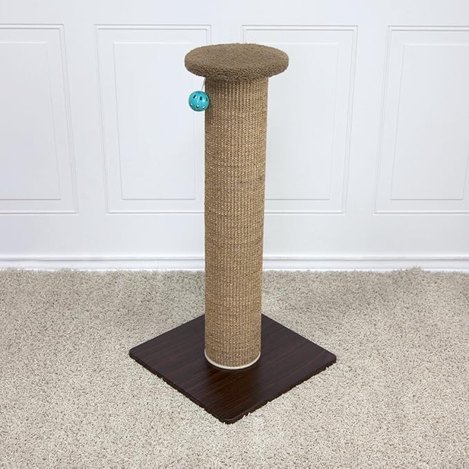 Kitty City Sisal Post Scratcher, Sisal Post (Brown)