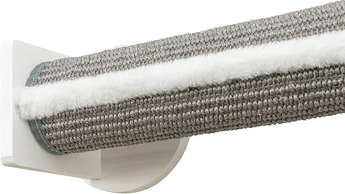 TRIXIE Wall Set 5, Indoor Wall Mounted Cat Climbing System, 2 Sisal Scratching Post for Corners, Cat Ledges, Gray