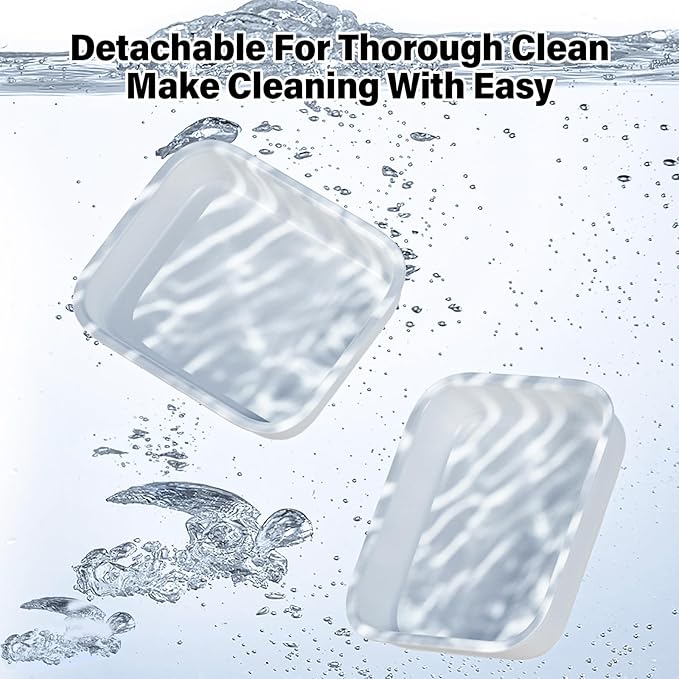 Automatic Timed Cat Feeder - 48 Hour Timer Double Cat Bowl with Dual Ice Pack Refrigerated Dispenser for Puppies and Kittens in Yogurt, Canned and Wet Food (Extra Large-Upgrade Double Bowl)