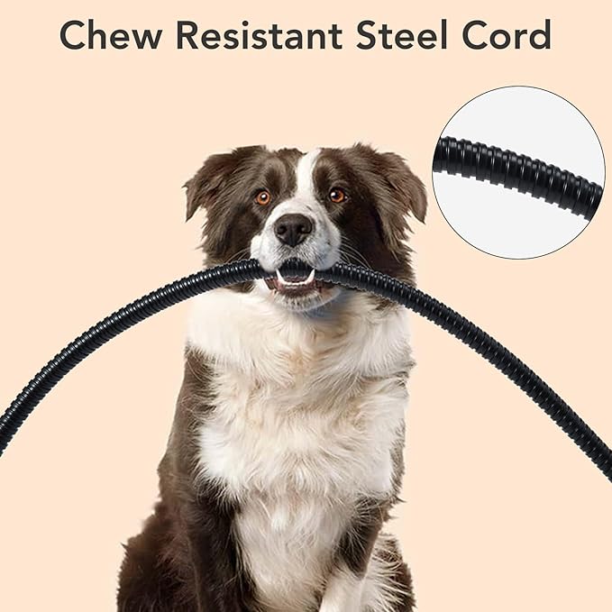 CAROMIO Pet Heating Pad, 6 Adjustable Temperature Dog Cat Heated Bed Pad with Timer, Auto Power Off Indoor Warming Electric Pet Pads with Chew Resistant Cord, Large Size 35 X 24 INCH