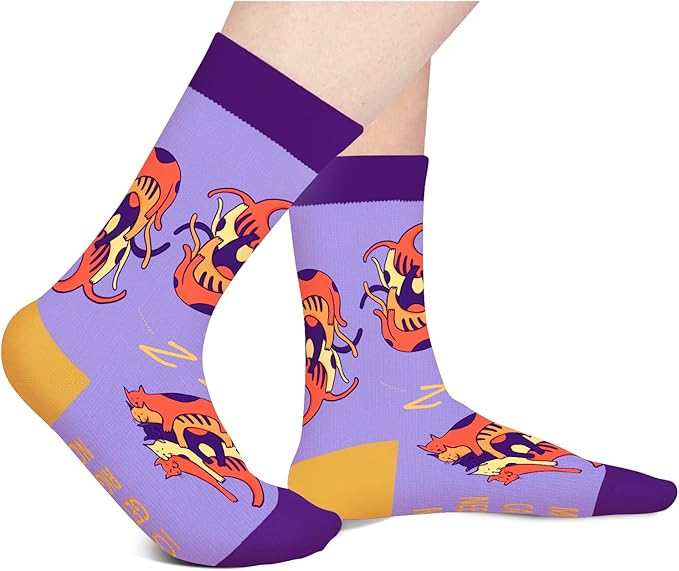 AGRIMONY Funny Cat Dog Socks for Women Teen Girls-Animal Novelty Cute Socks-Mothers Day Cat Dog Mom Gifts Stocking Stuffers