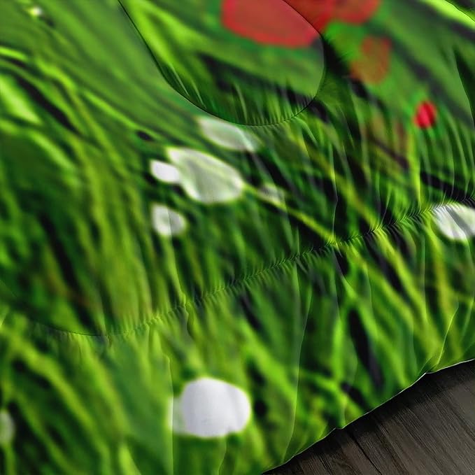 AILONEN Frog Comforter Set, Cartoon Frog Bedding Set Queen Size,Color Tie Dye Quilted Duvet for Teens Boys Kids Girls,Microfiber Fabric,1 Comforter 2 Pillowcases 3 Piece