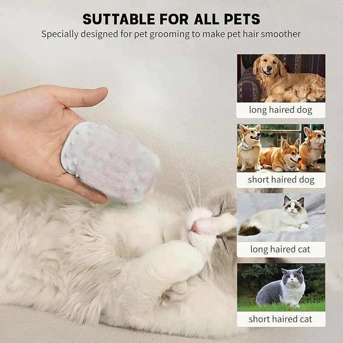 2Pcs Cat Self Grooming Brush, Pet Tickling Artifact for Cats Tickling Comb Pet Brush for Long Short Hair Cat Dog Tickling Tool, Reduce Shedding, Scratching and Itchiness, Silicone Cat Self Scratcher