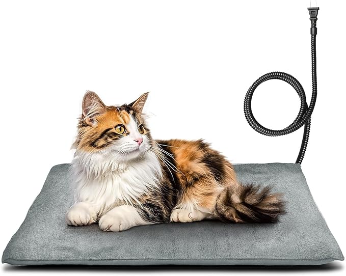 Pet Heating Pad for Cat Dog,Soft Electric Blanket Auto Temperature Control Waterproof Indoor,House Heater Animal Bed Warmer Heated Floor Mat,Whelping Supply for Pregnant New Born Pet