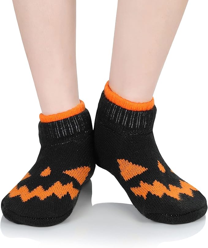 American Trends Fuzzy Socks for Women with Grippers Non Slip Christmas Socks