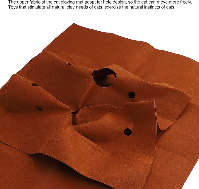 Pet Playing Mat, Cat Activity Play Mat, Cat Dog Breathable Activity Interactive Pad Bite Resistant Pad Pet Rug Training Mat