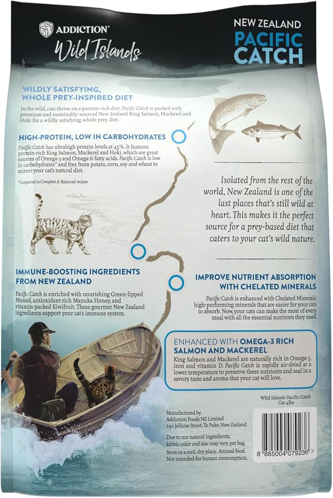 Addiction Wild Islands Pacific Catch Dry Cat Food (10 Pound)