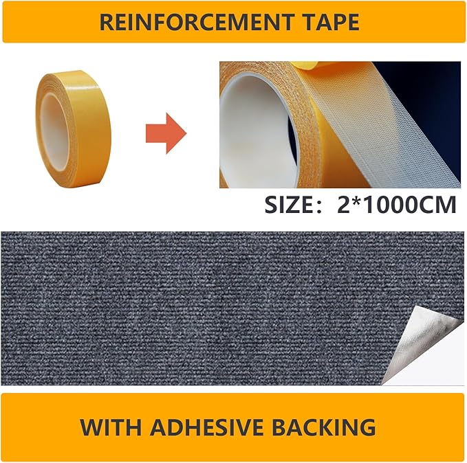 120"x15.8" cat Scratch Furniture Protector Keep Couch Sofa Protection Anti Claws Corner Wall Scratcher Post sisal Scratching mat Carpet pad Cover Fabric Tree Guards remnants (Deep Grey)