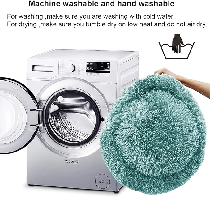 Cat Beds for Indoor Cats,20 Inch Dog Bed for Small Melium Large Dogs, Washable-Round Pet Bed for Puppy and Kitten with Slip-Resistant Bottom