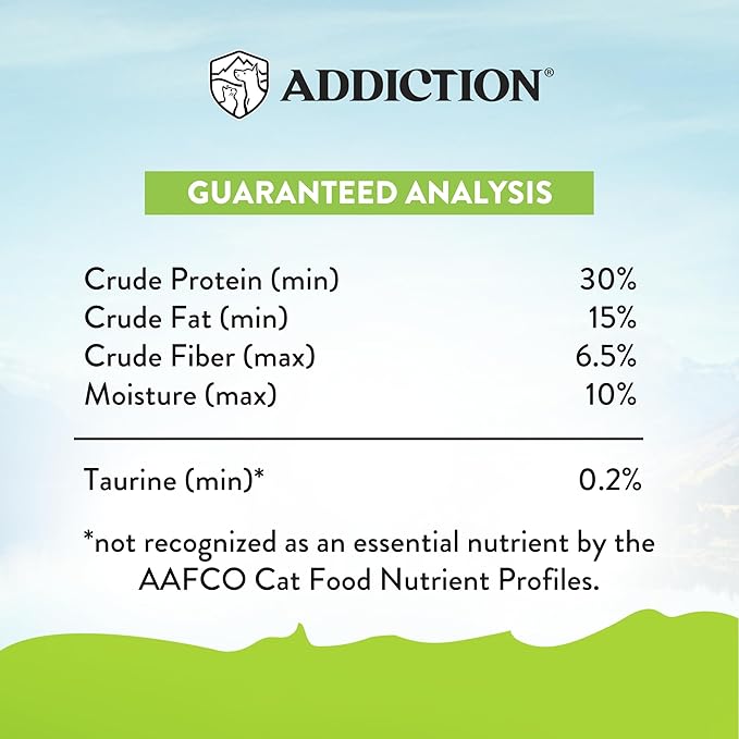 Addiction Viva Venison Cat Grain Free Dry Cat Food Complete Balanced Recipe for Healthy Digestion Crafted in New Zealand 4lb - 2 Packs