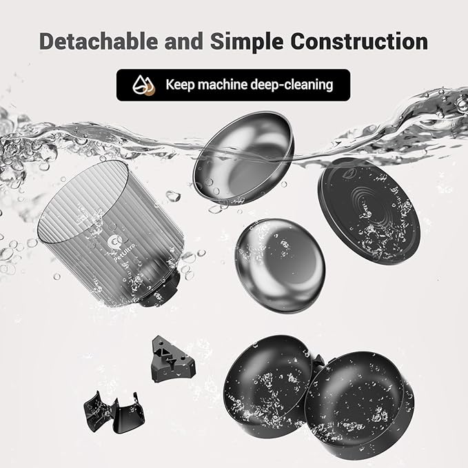 Automatic Cat Feeder for 2 Cats: Cat Feeder auto WiFi 2.4G- Time Dual Cat Feeder 1-10 Meals| Smart App Control Automatic Pet Feeder for Cats and Small Dog Indoor- Dual Power& Detachable Clean