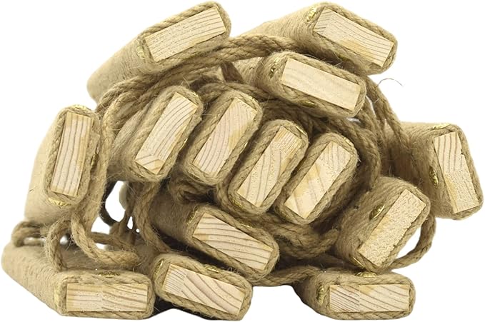 Cat Suspension Bridge,Natural Pine Solid Wood Cat Bridge,Wall Mounted Cat Furniture,Cat Climber Shelves Kitten Hammock,Cat Tree Indoor Hanging Cat Beds(Jute Rope Cat Bridge)