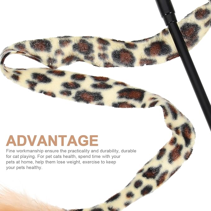 balacoo 15 Pcs Cat Teaser Wand : Portable Cat Teaser Toy Cat Chasing Toy Kitten Puzzle Kitten Wand Tease Stick Handheld for Indoor Cats, Engaging Play for Bored Cats