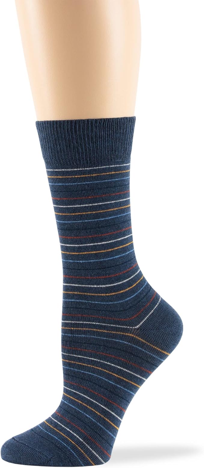 7BIGSTARS KINGDOM Womens Fun Cotton Crew Socks - 4 Pack L/M - Cactus Space Desert Coffee Fox Dog Hedgehog Puppy Flower Bird