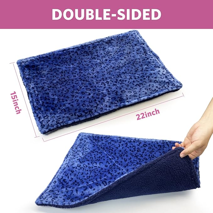 MARUNDA Self Warming Cat Bed,Super Soft Dog Bed Crate Bed Blanket, Self Heating Cat Pad, Thermal Cat and Dog Warming Bed Mat.