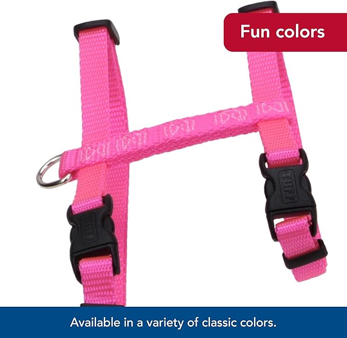 Coastal Pet Figure "H" Adjustable Cat Harness - Outdoor Cat Supply - Comfortable for Cats - Secure Snap-Lock Buckles - Red, 3/8" x 10"-18"