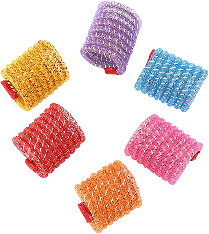 46 Pcs Cat Spring Toys Set, Colorful Cat Spring Toy and Cat Tube Toy Interactive Cat Toy for Indoor Cats, Playful Flexible Cat Plastic Coil Spiral for Kittens to Swat, Bite, Hunt (Random Color)
