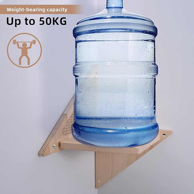 Cat Wall Shelves for The Corner, Wall Mounted Cat Shelves and Perches, Solid Wood Floating Cat Wall Steps Cat Wall Hammock Cat Wall Furniture for Sleeping, Playing, Climbing